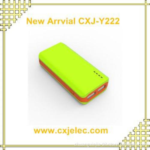 Cute mini portable mobile charger with LED torch and power switch
